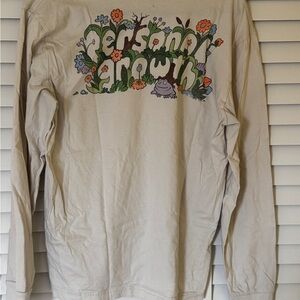 Hollister Beige Graphic Crewneck Sweater